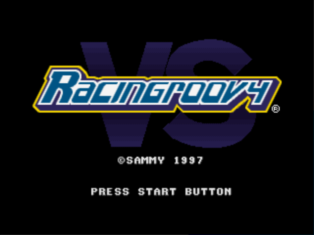 Racingroovy VS — Title screen