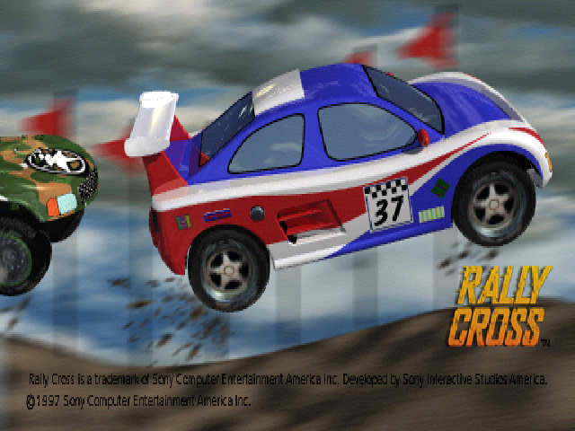 Rally Cross — Title screen