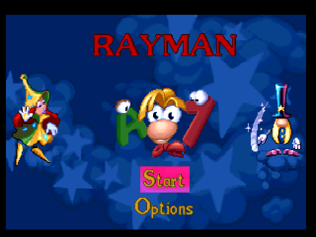 Rayman Junior : Level 2 — Title screen
