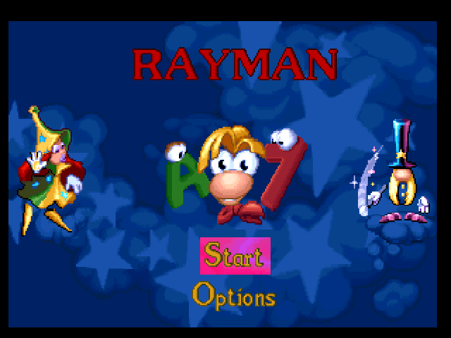 Rayman Junior : Level 3 — Title screen