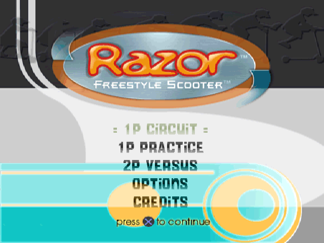 Razor Freestyle Scooter — Title screen