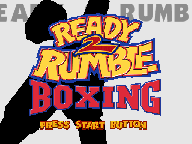Ready 2 Rumble Boxing — Title screen