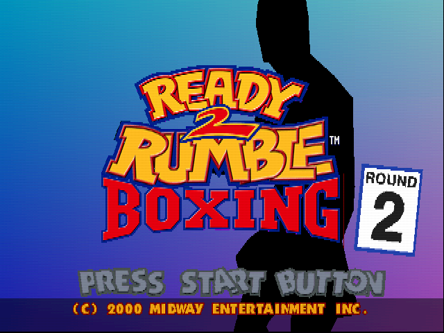 Ready 2 Rumble Boxing : Round 2 — Title screen