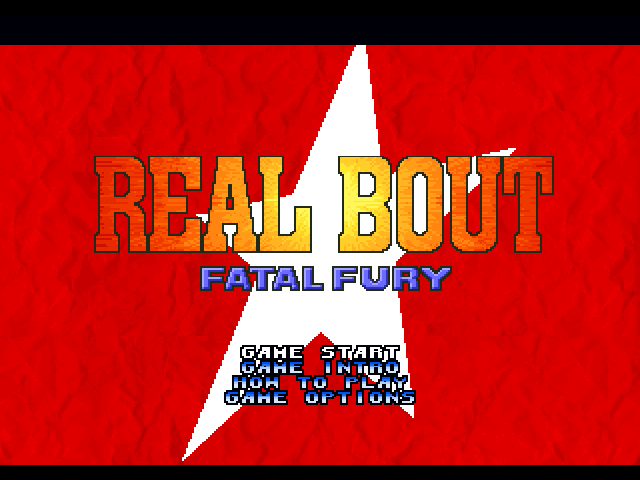 Real Bout Fatal Fury — Title screen