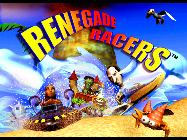 Renegade Racers — Title screen
