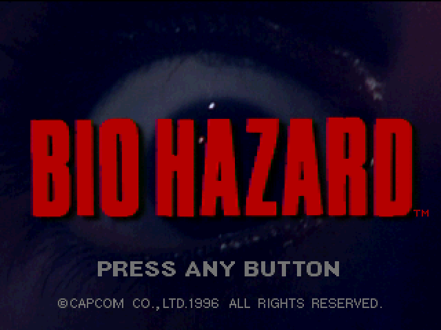 Resident Evil — Title screen