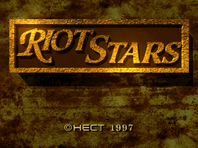 Riot Stars — Title screen
