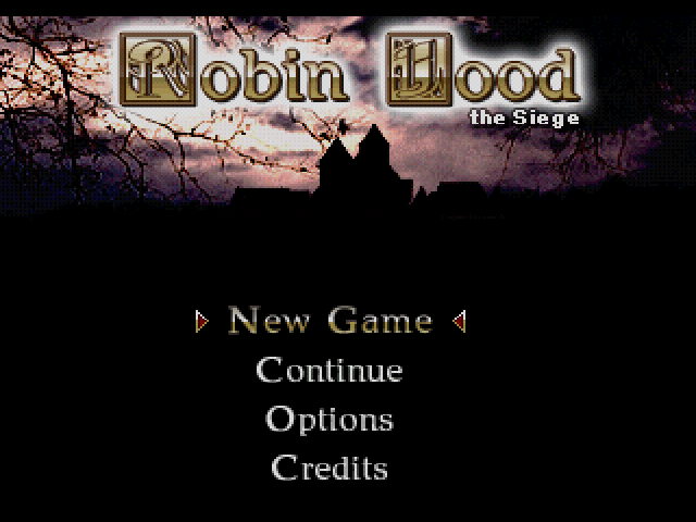 Robin Hood : The Siege — Title screen