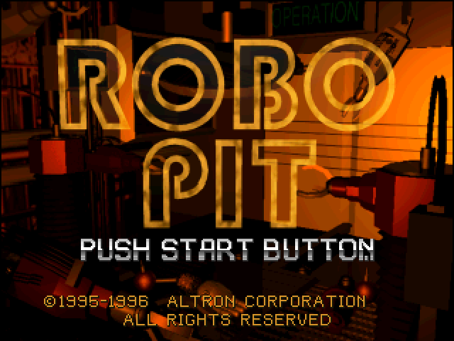 Robo Pit — Title screen