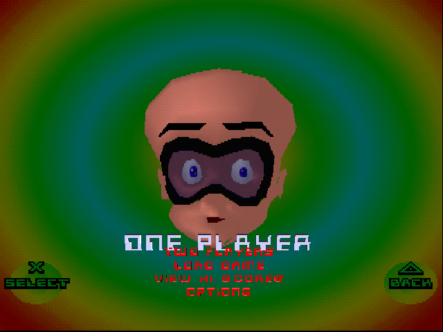 Robotron X — Title screen