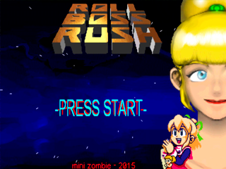Roll Boss Rush — Title screen
