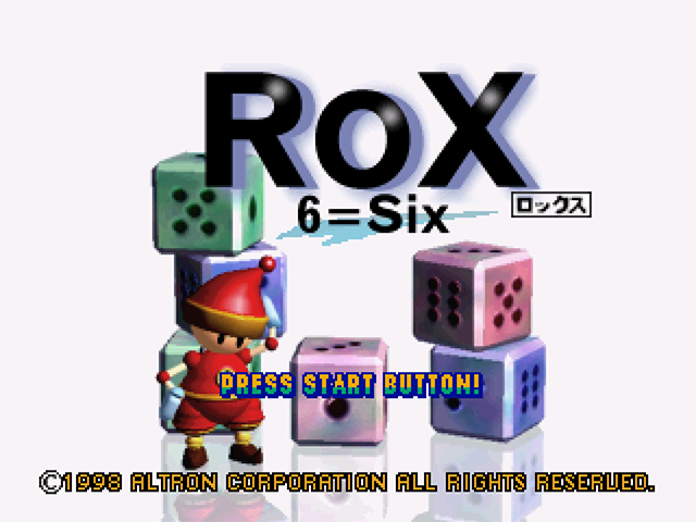 Rox — Title screen