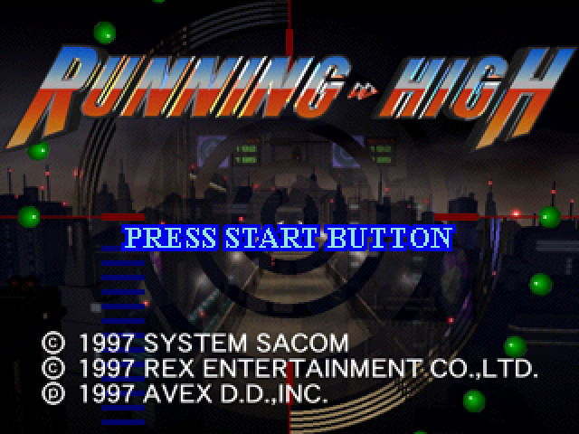 Running High — Title screen