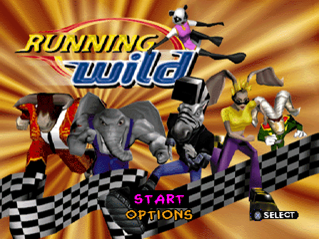 Running Wild — Title screen