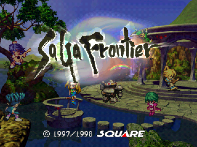 SaGa Frontier — Title screen