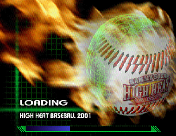Sammy Sosa High Heat Baseball 2001 — Title screen