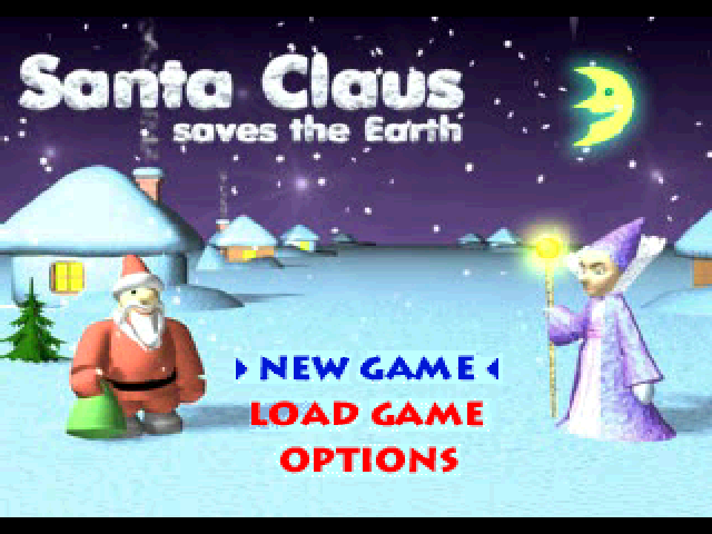 Santa Claus Saves the Earth — Title screen