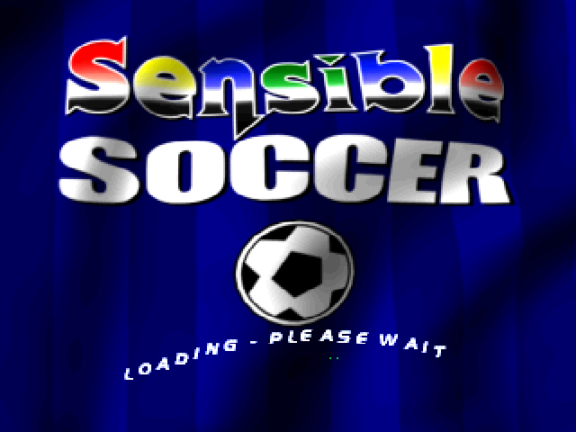 Sensible Soccer — Title screen