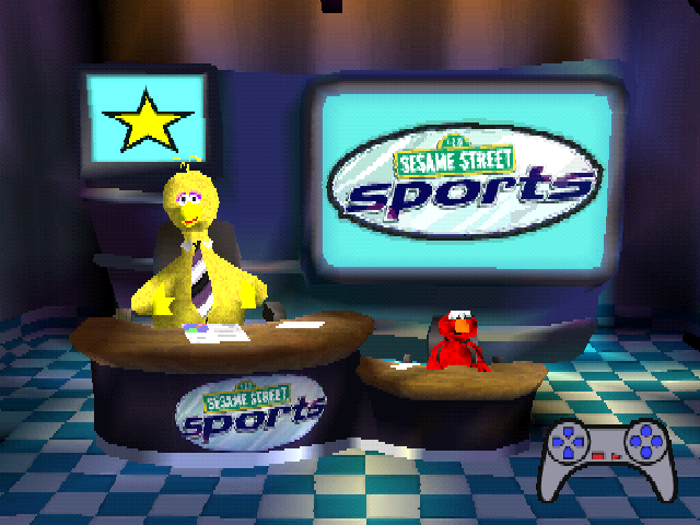 Sesame Street Sports — Title screen