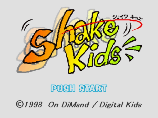Shake Kids — Title screen