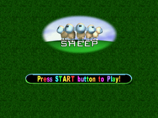 Sheep — Title screen