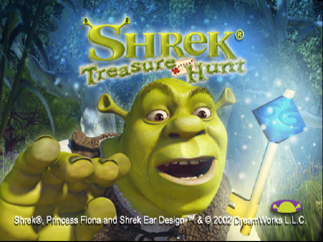 Shrek Treasure Hunt — Title screen