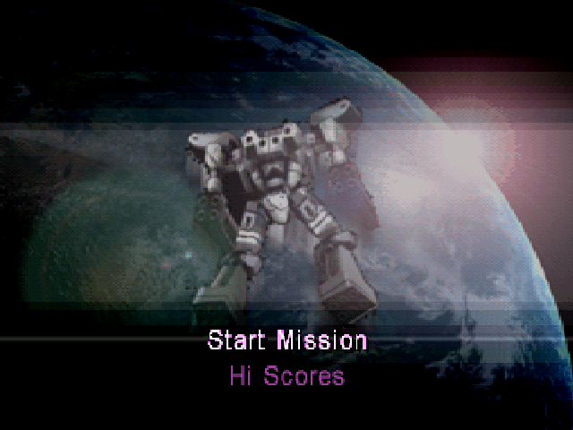 Silent Iron — Title screen