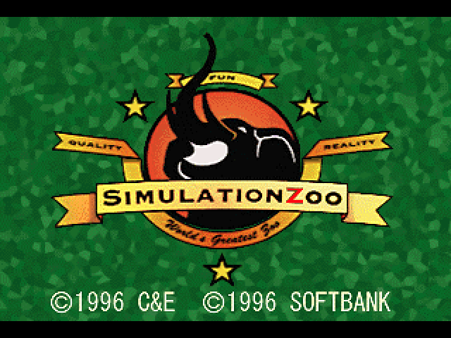 Simulation Zoo — Title screen
