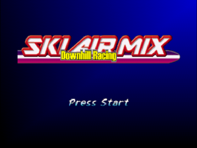 Ski Air Mix — Title screen