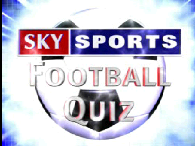 Sky Sports Football Quiz — Title screen