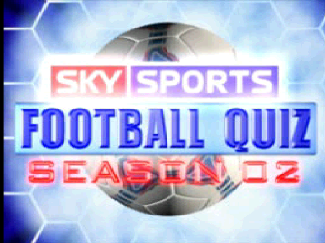 Sky Sports Football Quiz : Season 02 — Title screen