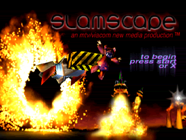 Slamscape — Title screen
