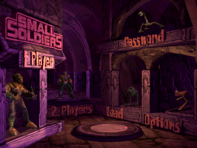 Small Soldiers — Title screen