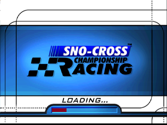SnoCross Championship Racing — Title screen