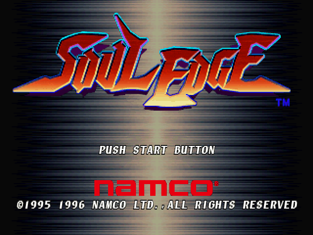 Soul Blade — Title screen
