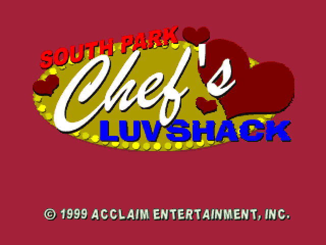 South Park : Chef's Luv Shack — Title screen