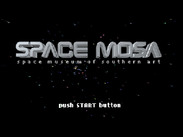 Southern All Stars : Space Mosa Space Museum Of Southern Art — Title screen