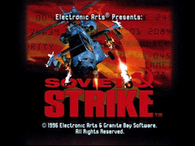 Soviet Strike — Title screen