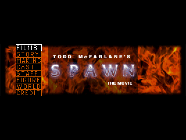Spawn - The Ultimate — Title screen
