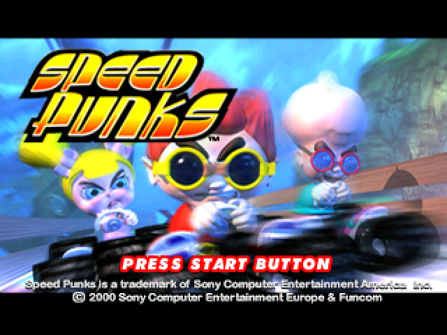 Speed Freaks — Title screen