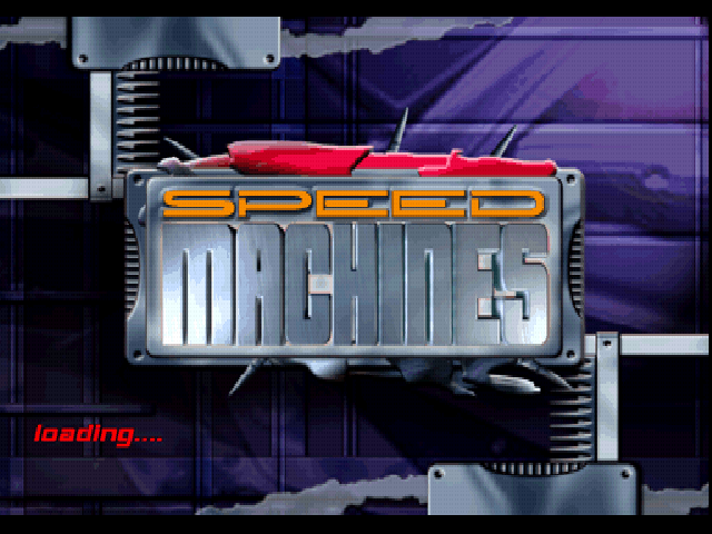 Speed Machines — Title screen
