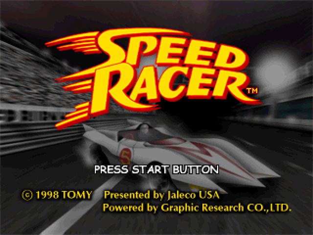 Speed Racer — Title screen