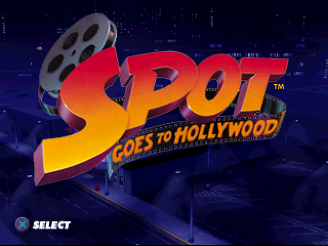Spot Goes to Hollywood — Title screen