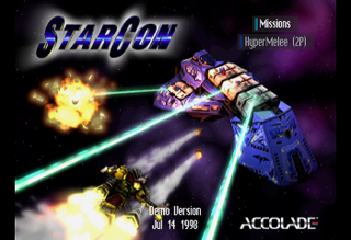 StarCon — Title screen