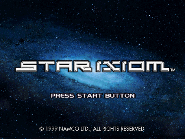 Star Ixiom — Title screen