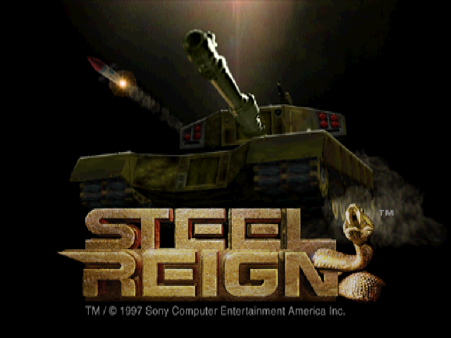 Steel Reign — Title screen