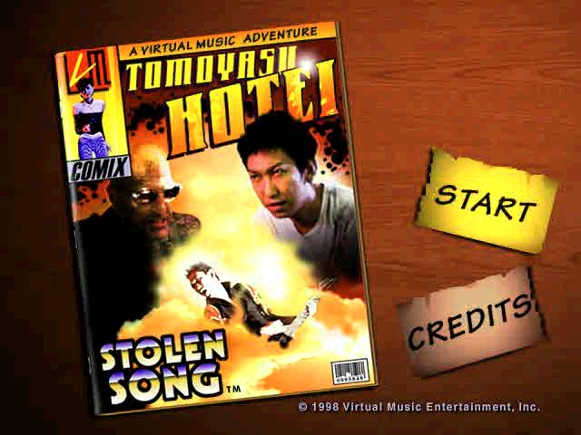 Stolen Song - A Virtual Music Adventure - Tomayasu Hotei — Title screen
