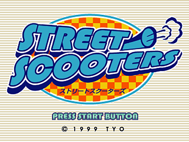 Street Scooters — Title screen