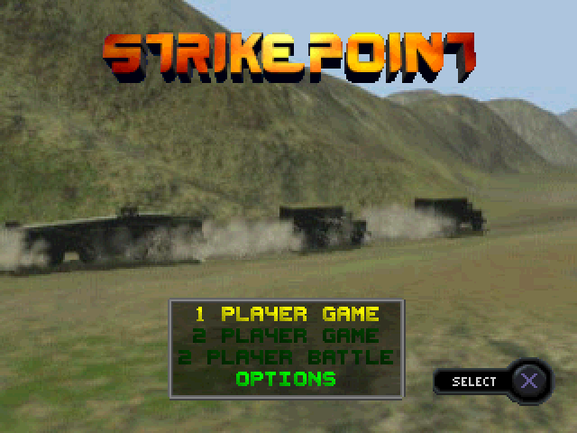 Strikepoint : The Hex Missions — Title screen