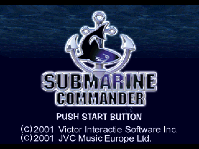 Submarine Commander — Title screen